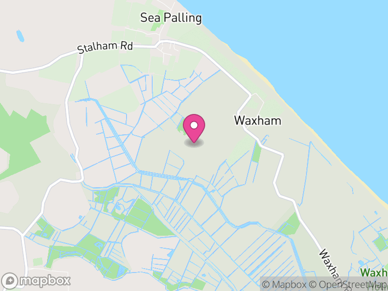 Map of Sea Palling, North Norfolk