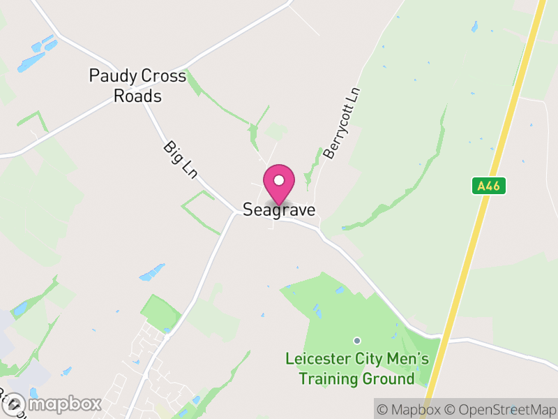 Map of Seagrave, Charnwood