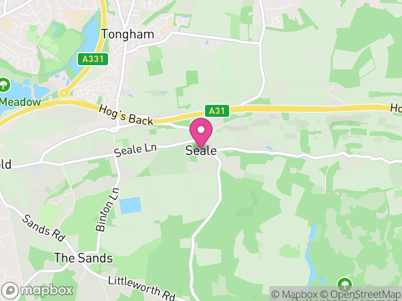 Map of Seale and Sands, Guildford