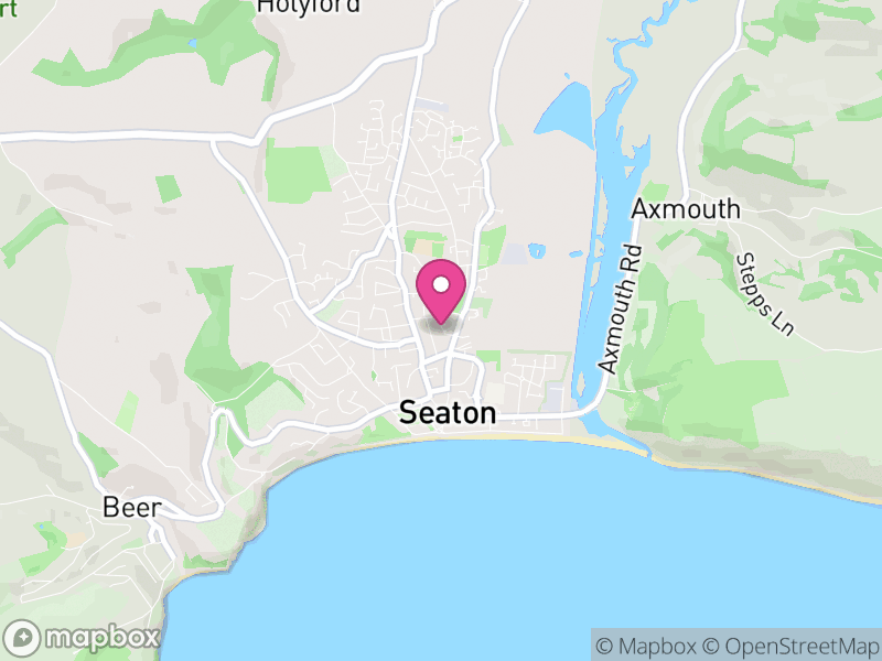 Map of Seaton, East Devon