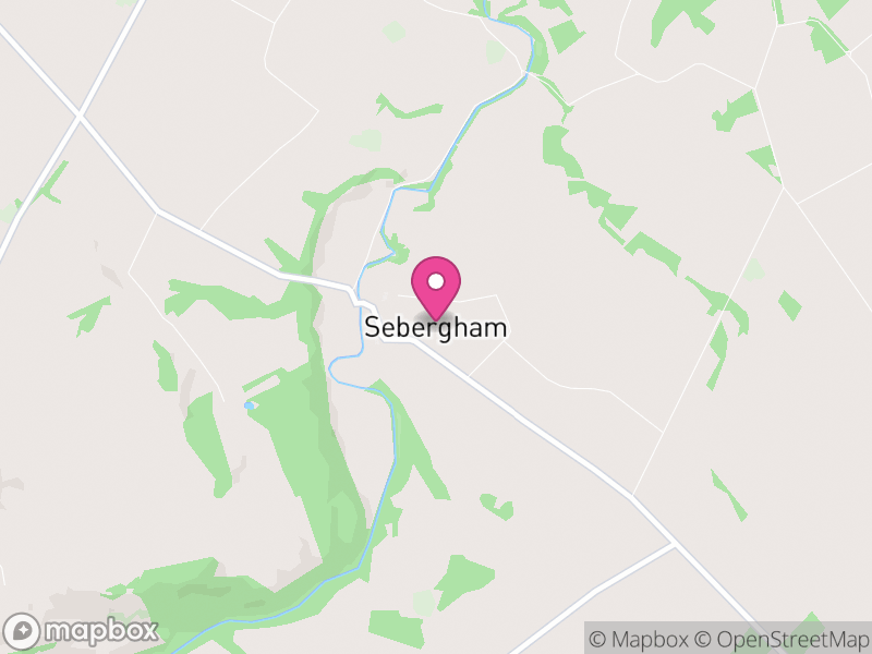 Map of Sebergham, Cumberland