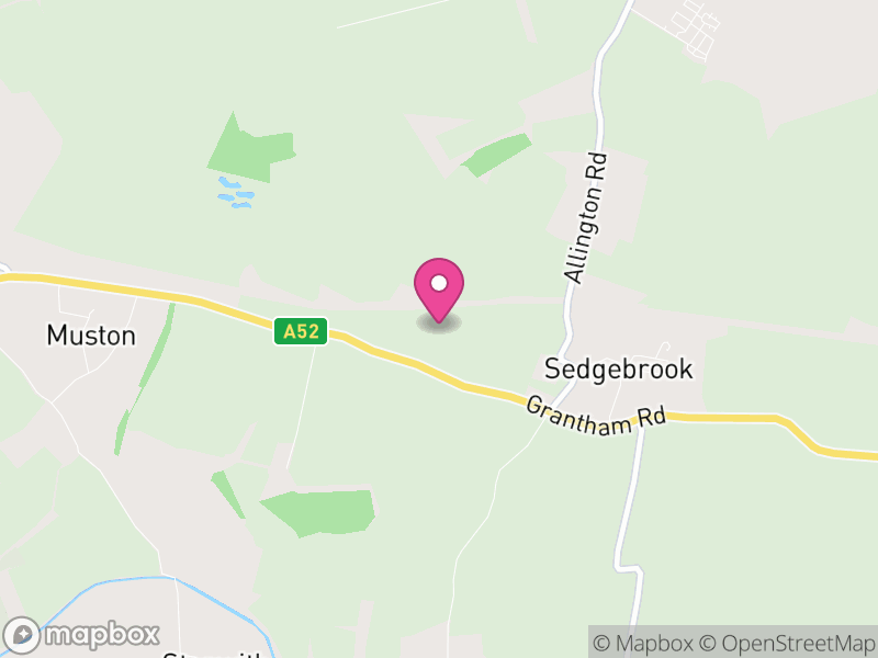 Map of Sedgebrook, South Kesteven