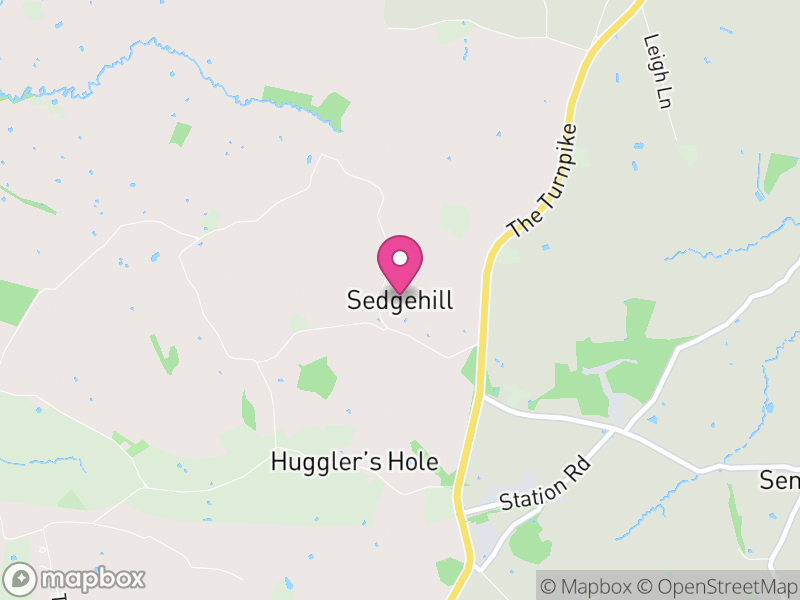 Map of Sedgehill and Semley, Wiltshire