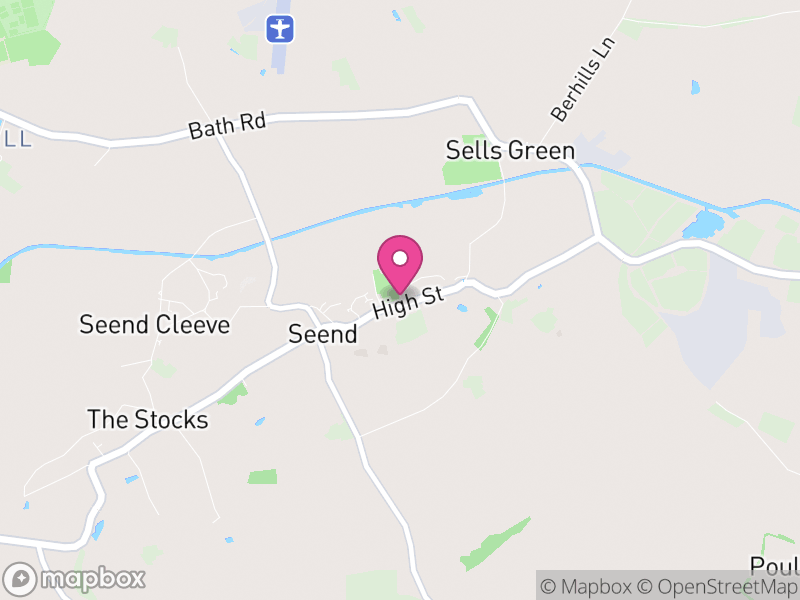 Map of Seend, Wiltshire