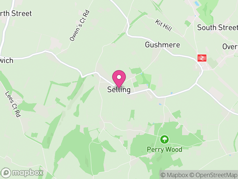 Map of Selling, Swale