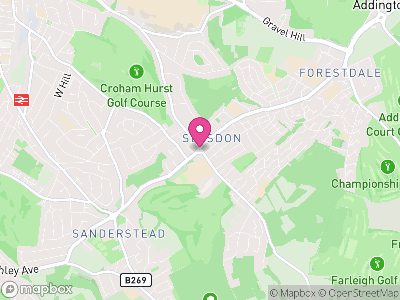 Map of Selsdon