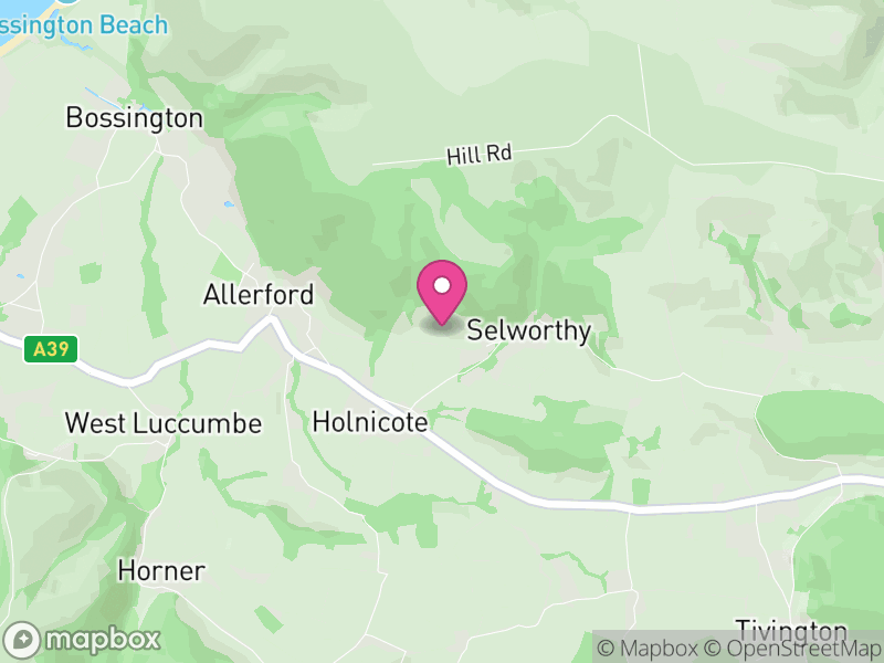Map of Selworthy, Somerset