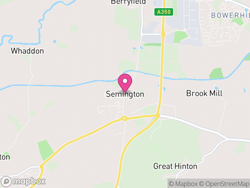Map of Semington, Wiltshire
