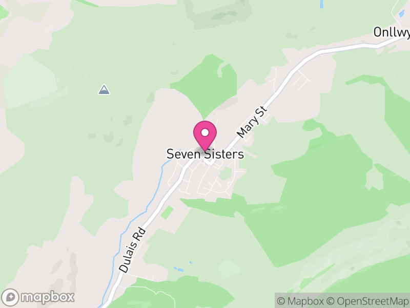 Map of Seven Sisters, Neath Port Talbot