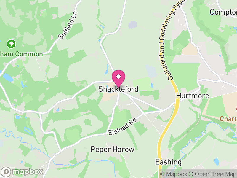 Map of Shackleford, Guildford