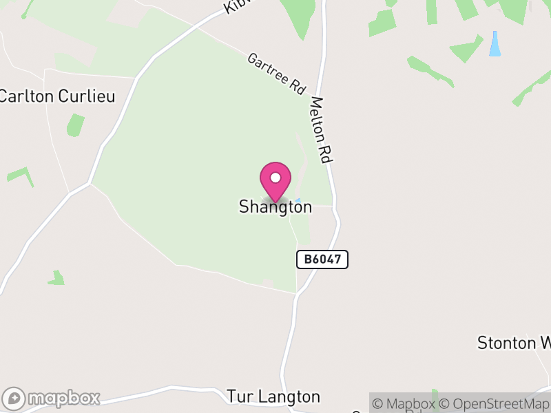 Map of Shangton, Harborough
