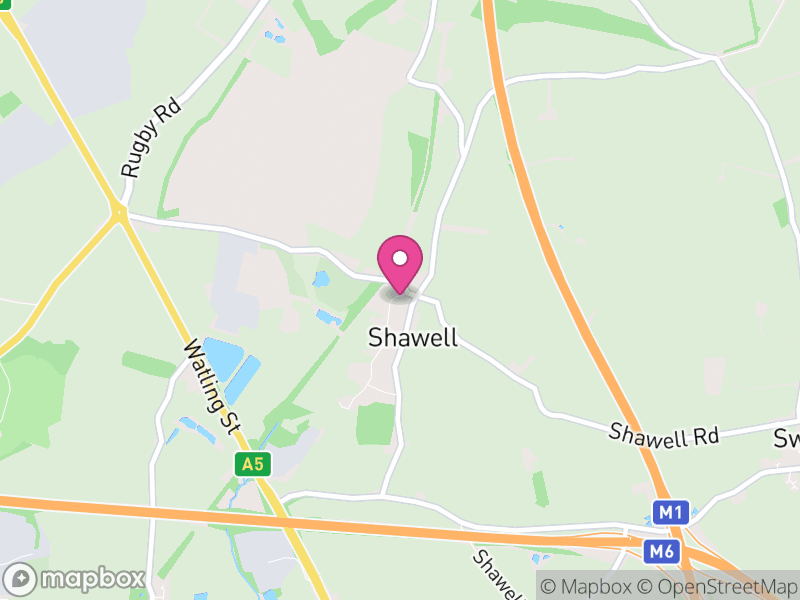 Map of Shawell, Harborough