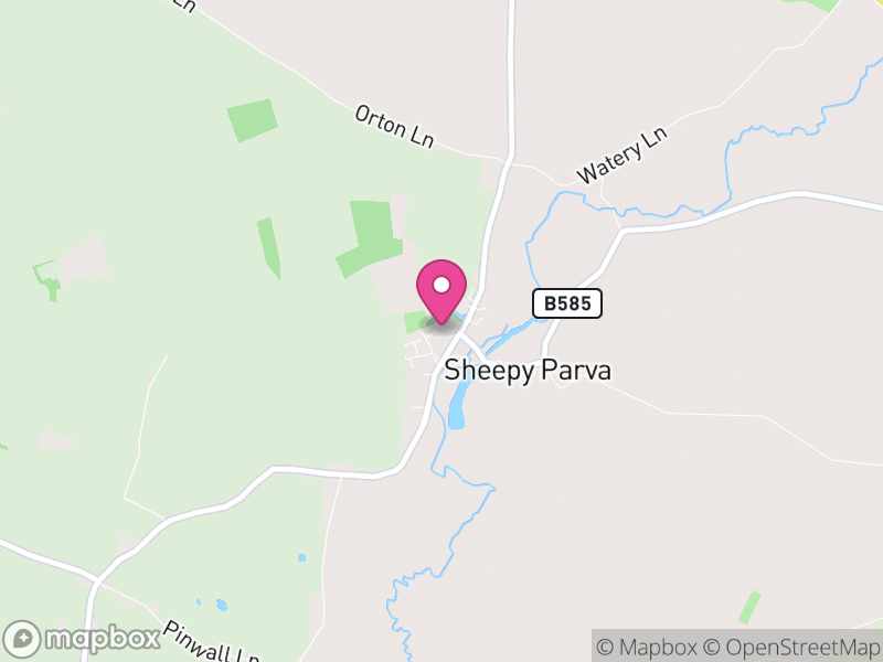 Map of Sheepy, Hinckley and Bosworth