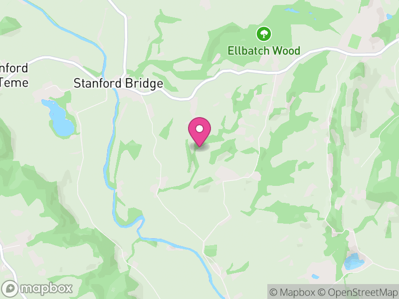 Map of Shelsley Kings, Malvern Hills