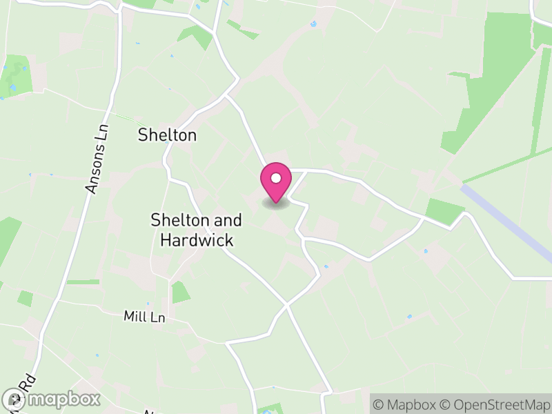 Map of Shelton and Hardwick, South Norfolk