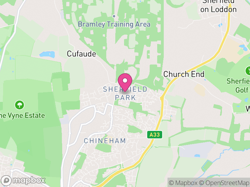 Map of Sherfield Park, Basingstoke and Deane