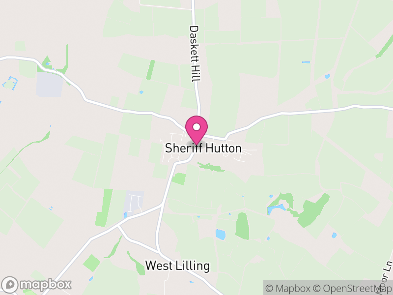 Map of Sheriff Hutton, North Yorkshire