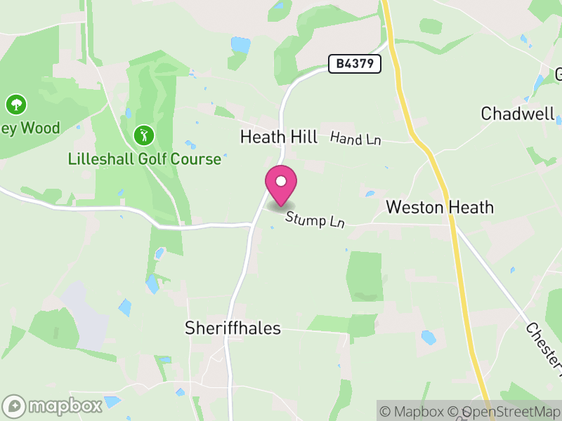 Map of Sheriffhales, England