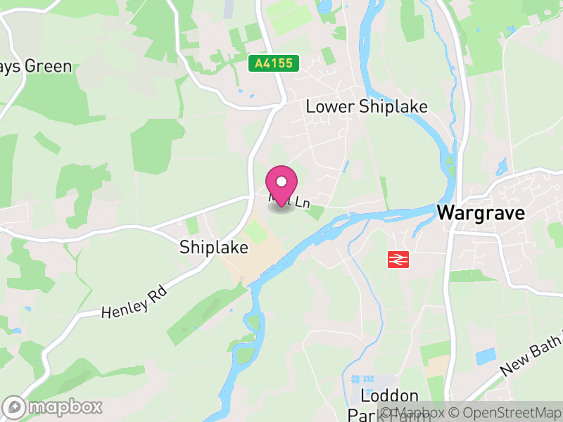 Map of Shiplake, South Oxfordshire