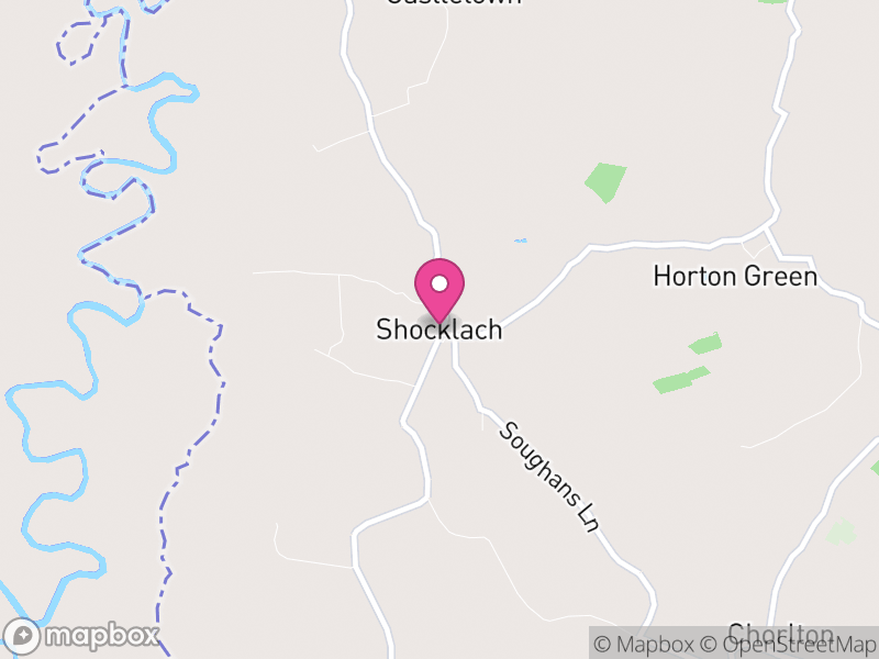 Map of Shocklach Oviatt and District, Cheshire West and Chester