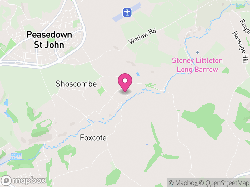 Map of Shoscombe, Bath and North East Somerset