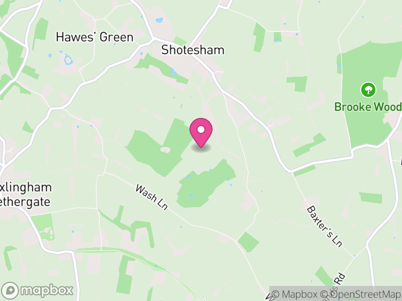 Map of Shotesham, South Norfolk