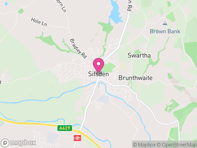 Map of Silsden, Bradford