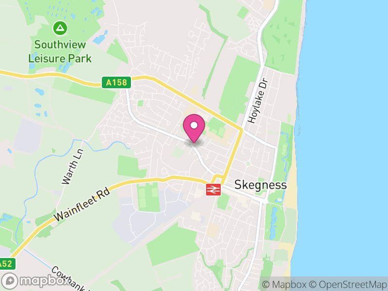 Map of Skegness, East Lindsey