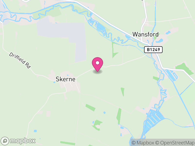 Map of Skerne and Wansford, East Riding of Yorkshire