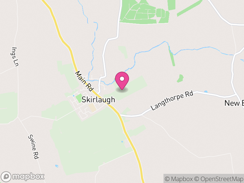 Map of Skirlaugh, East Riding of Yorkshire