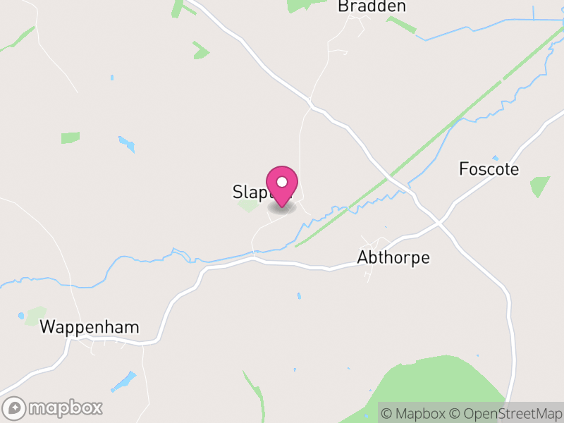 Map of Slapton, West Northamptonshire
