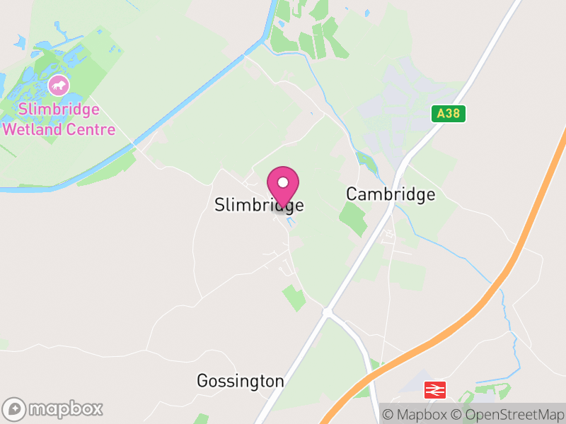 Map of Slimbridge, Stroud