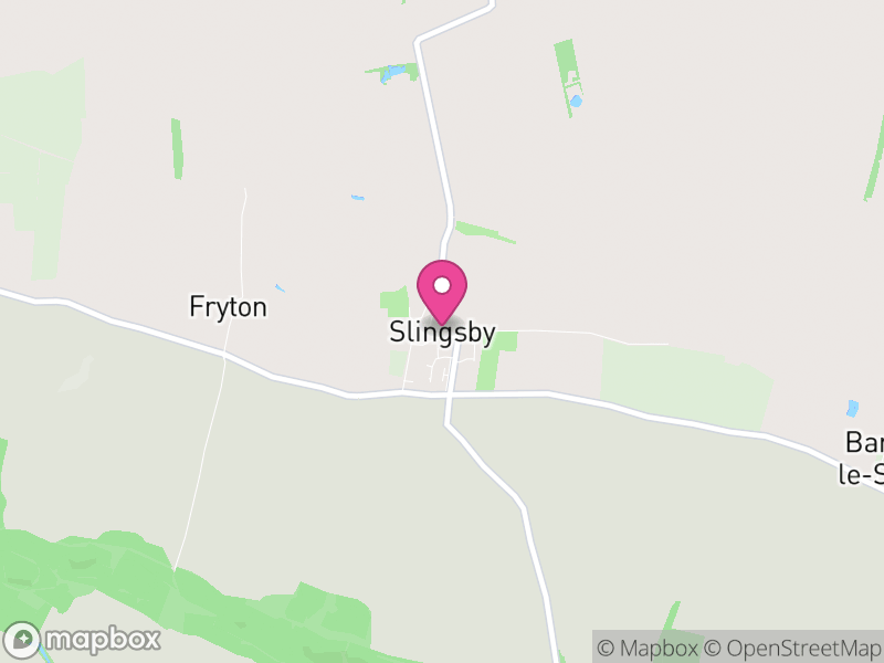 Map of Slingsby, North Yorkshire