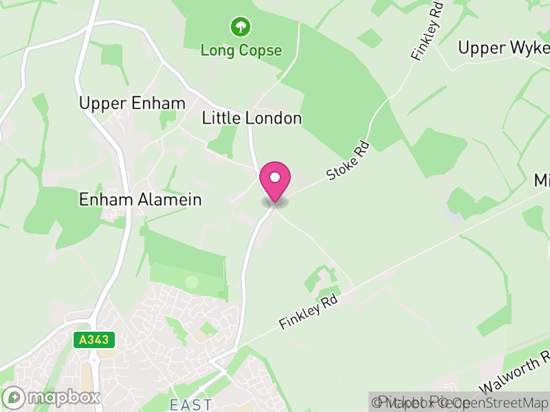 Map of Smannell, Test Valley