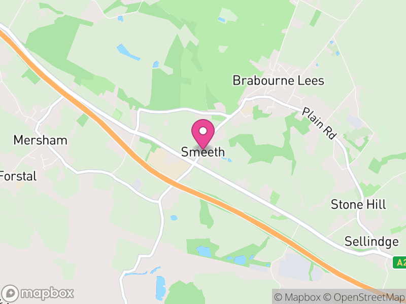 Map of Smeeth, Ashford