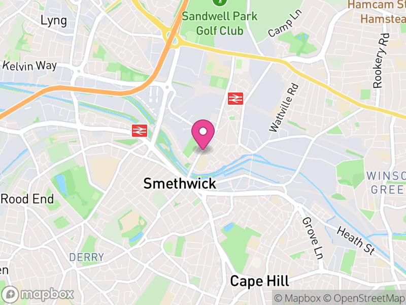 Map of Smethwick