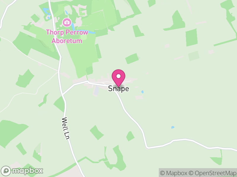 Map of Snape with Thorp, North Yorkshire