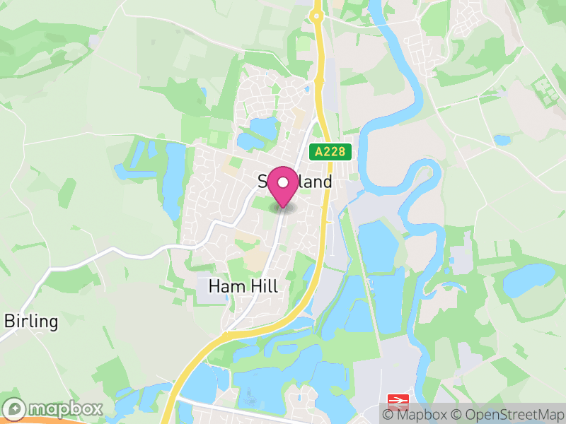 Map of Snodland, Tonbridge and Malling