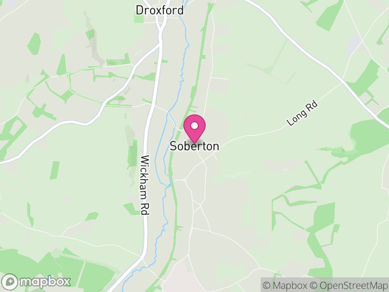 Map of Soberton, Winchester