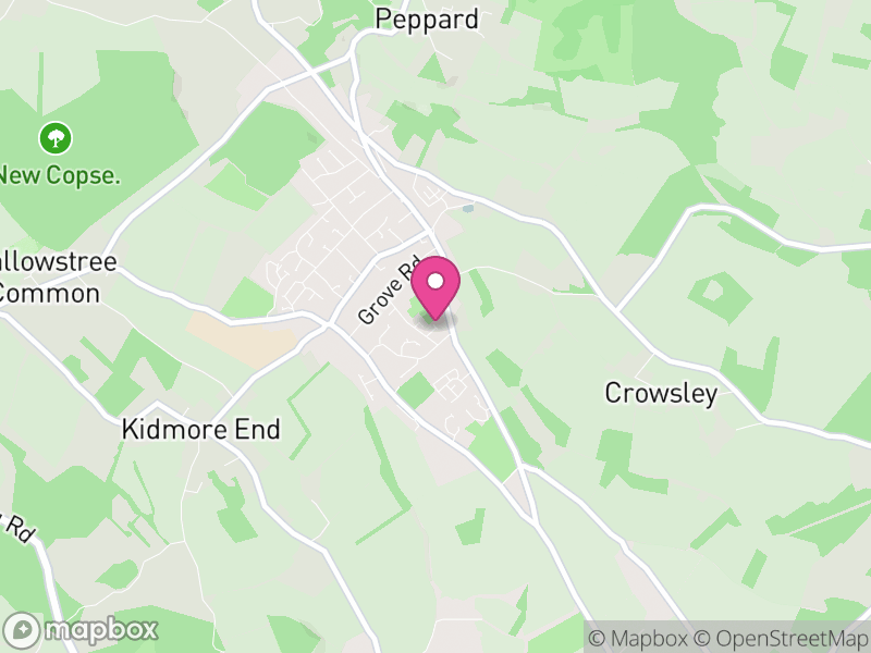 Map of Sonning Common, South Oxfordshire