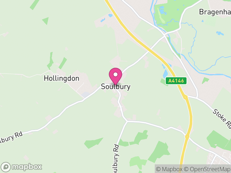 Map of Soulbury, Buckinghamshire
