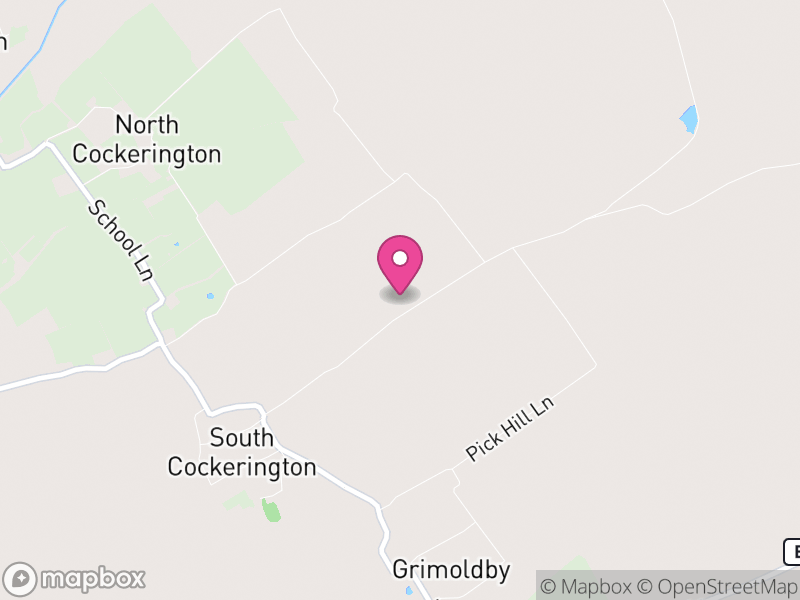 Map of South Cockerington, East Lindsey