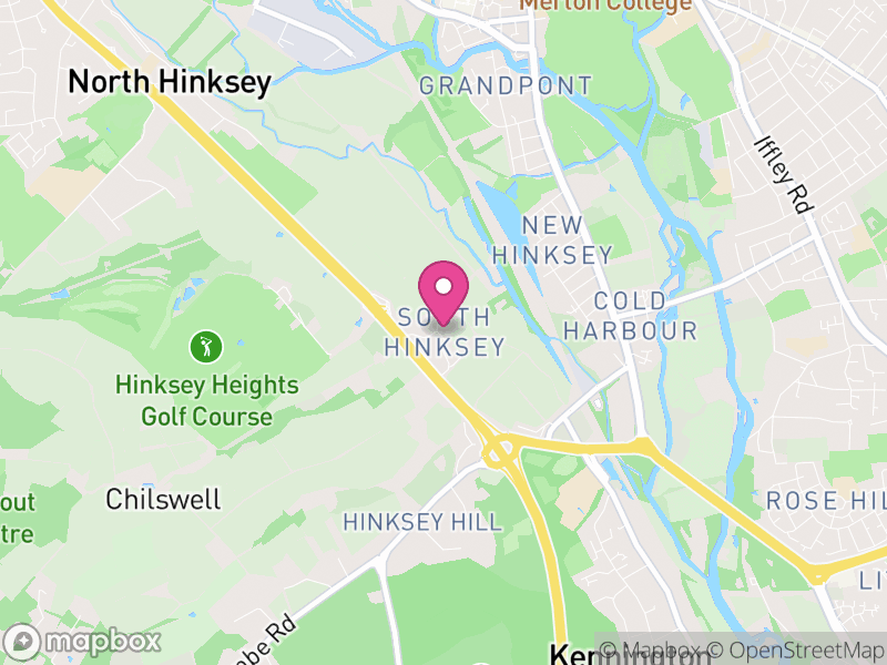 Map of South Hinksey, Vale of White Horse