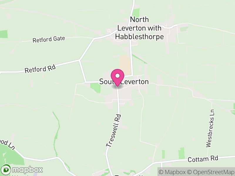 Map of South Leverton, Bassetlaw