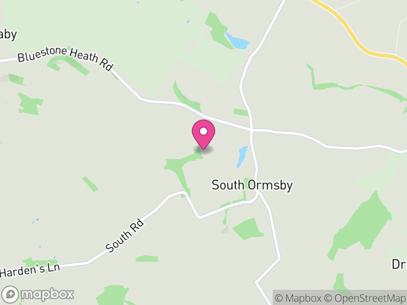 Map of South Ormsby cum Ketsby, East Lindsey