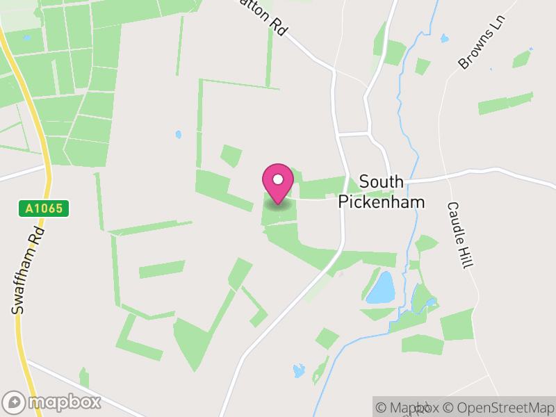Map of South Pickenham, Breckland