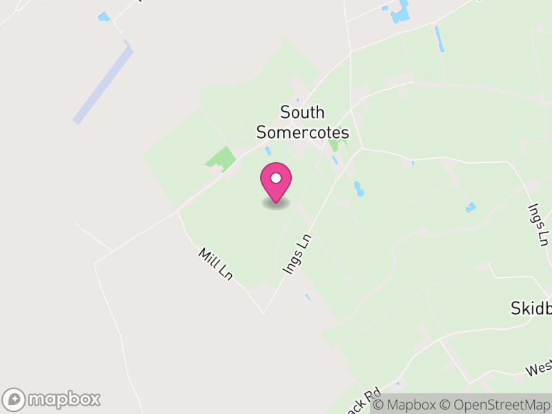 Map of South Somercotes, East Lindsey
