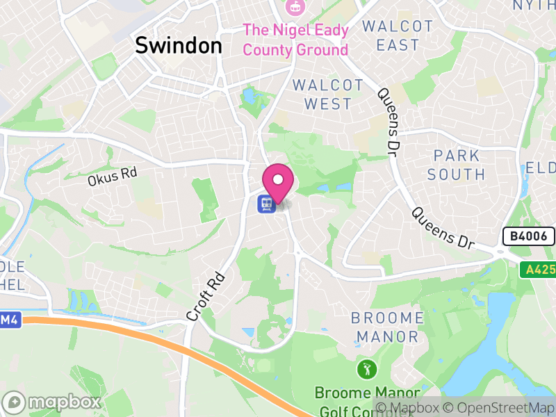 Map of South Swindon Parish, Swindon