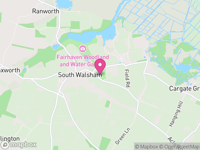 Map of South Walsham, Broadland