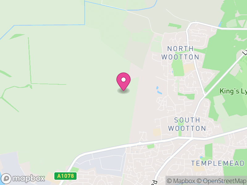 Map of South Wootton, King's Lynn and West Norfolk